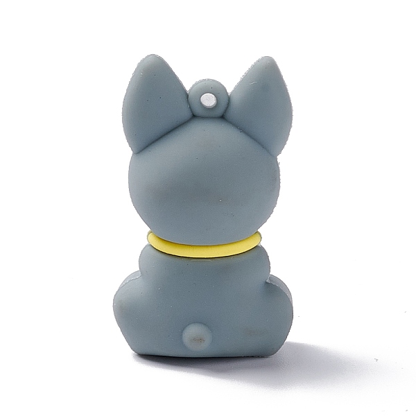 

PandaHall PVC Plastic Cartoon Pendants, for DIY Keychain Making, Dog Pattern, 49x29x23.5mm, Hole: 2mm PVC Dog