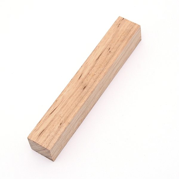 

PandaHall Wood Block, for Pen Making, Cuboid, Wheat, 13.3x2.1x2.1cm Wood Orange