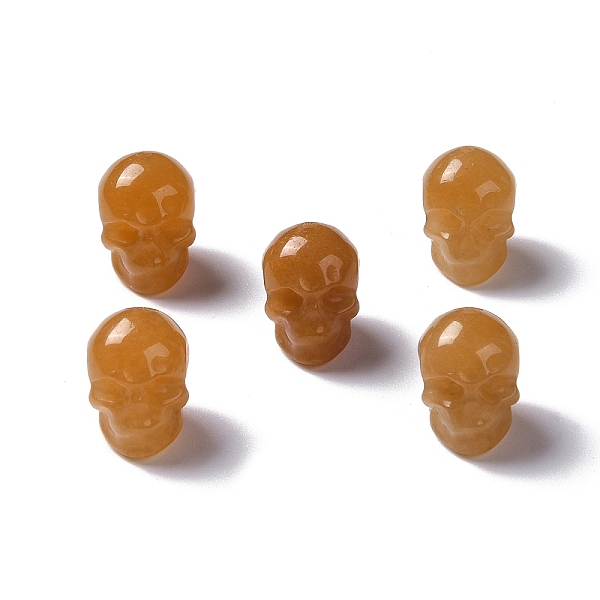 

PandaHall Natural Red Aventurine Beads, Skull, 13x10x11.5mm, Hole: 1mm Red Aventurine Skull