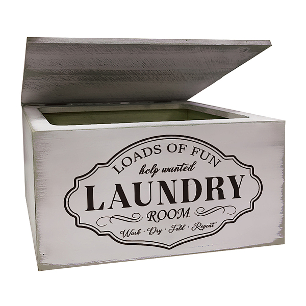 

PandaHall SUPERDANT Dryer Sheets Holder with Lid Rustic Dryer Sheet Dispenser Laundry Room Lettering Dryer Sheets Container Vintage Laundry...