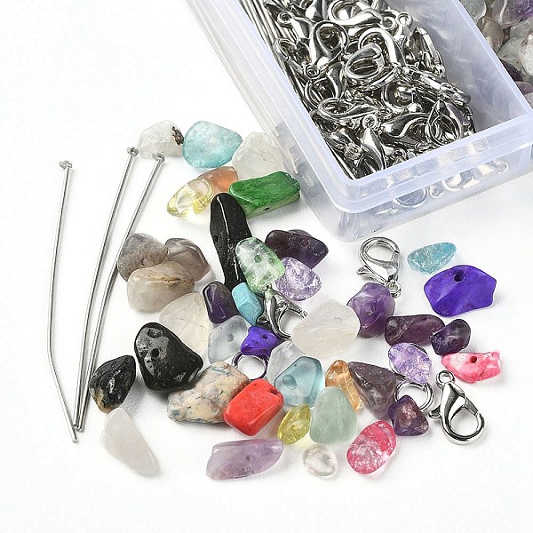 DIY Gemstone Keychain Making Kit