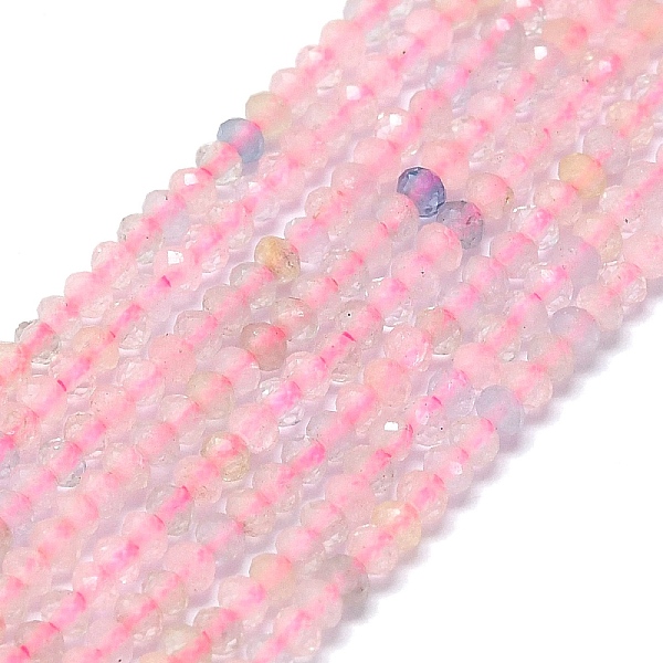 

PandaHall Natural Morganite Beads Strands, Faceted, Rondelle, 2~2.5x2mm, Hole: 0.5mm, about 223~226pcs/strand, 14.96~15.16 inch(38~38.5cm)...