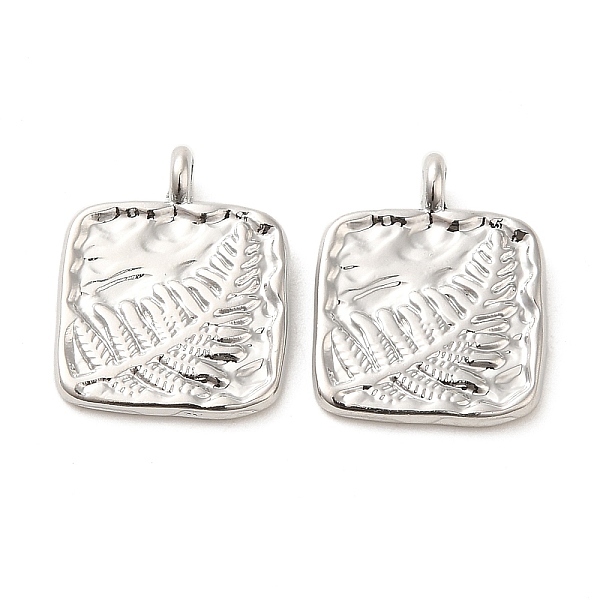 

PandaHall Acrylic Pendants, Square, Platinum, 16.5x13x1.8mm, Hole: 1.8mm Alloy Square