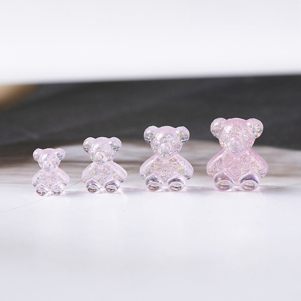 

PandaHall Aurora Colorful Resin Nail Art Decoratio, 3D Bear Shape, for Jewelry Making Nail Art Design, Lavender Blush, 9x7.5x4.5mm Resin...