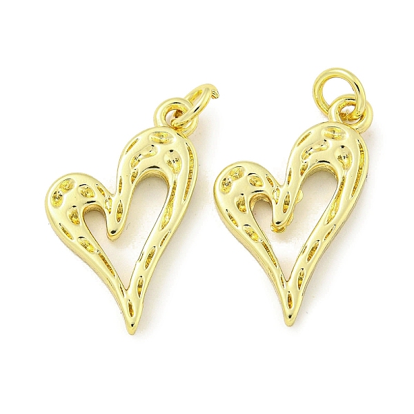 

PandaHall Rack Plating Brass Pendants, Long-Lasting Plated, Cadmium Free & Lead Free, Heart, Real 18K Gold Plated, 21x14.5x2mm, Hole: 3.5mm...