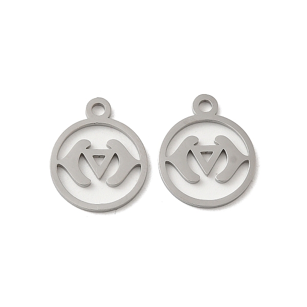 

PandaHall 304 Stainless Steel Charms, Laser Cut, Chakra Ajna Charm, Stainless Steel Color, 14.5x12x1mm, Hole: 1.4mm 304 Stainless Steel...