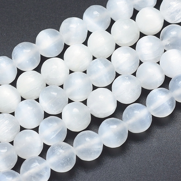 

PandaHall Natural Calcite Beads Strands, Round, 10mm, Hole: 1mm, about 39pcs/strand, 15.7 inch Calcite Round