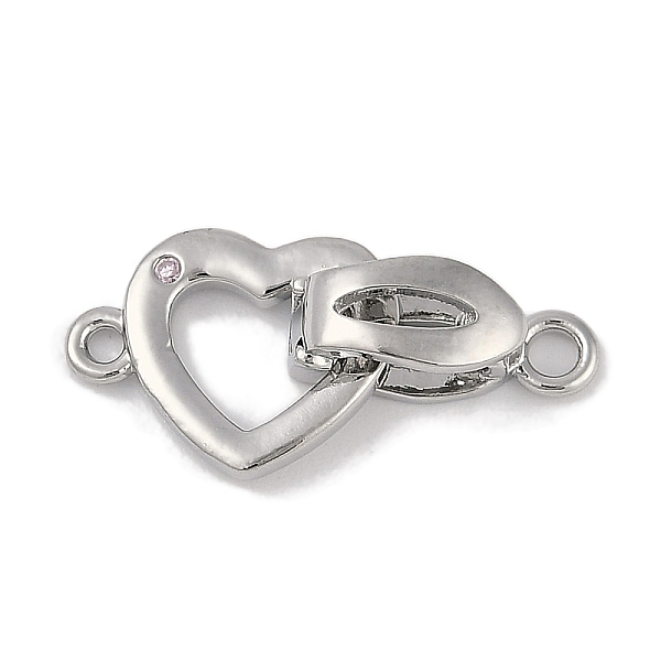 Heart Brass Fold Ov… - image