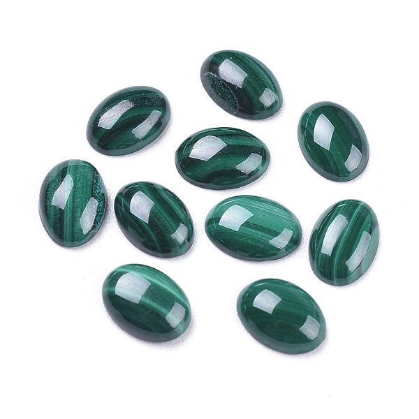 

PandaHall Natural Malachite Cabochons, Oval, 7x5x2mm Malachite Oval