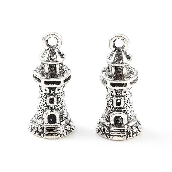 

PandaHall Tibetan Style Alloy Pendant, Gate Tower, Lead Free & Cadmium Free, Antique Silver, 17x5.5x5.5mm, Hole: 1.6mm, 585pcs/1000g Alloy...