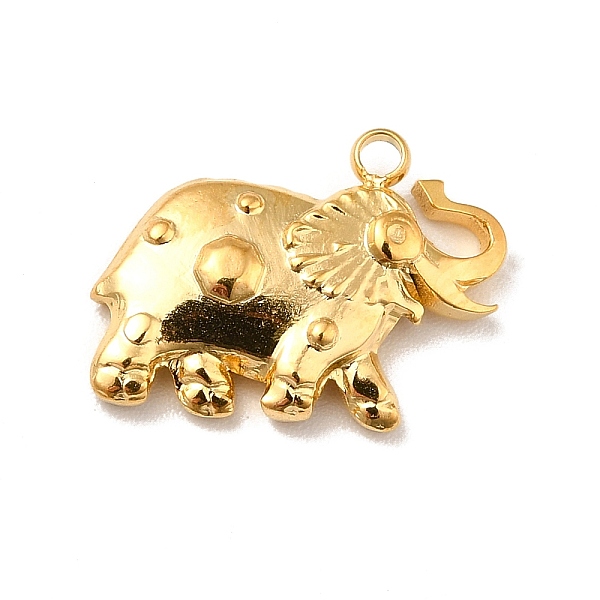 

PandaHall Ion Plating(IP) 304 Stainless Steel Pendants, Elephant Charms, Real 18K Gold Plated, 12x16x3mm, Hole: 1.5mm 304 Stainless Steel...