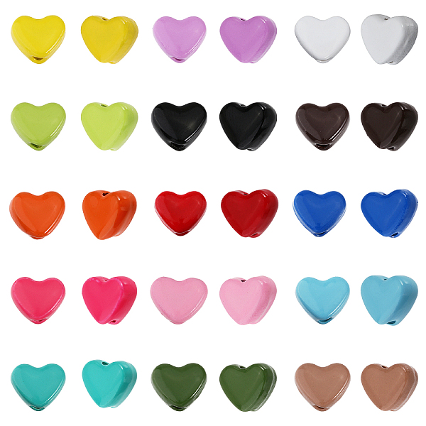 

PandaHall CHGCRAFT 45Pcs 3 Colors Alloy Enamel Pendants, Heart Charm, Golden, Mixed Color, 19x20x1mm, Hole: 2.8mm, 15pcs/color Alloy+Enamel..., Multicolor