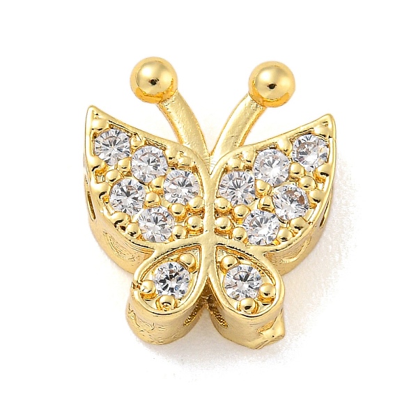Brass Micro Pave Cl… - image