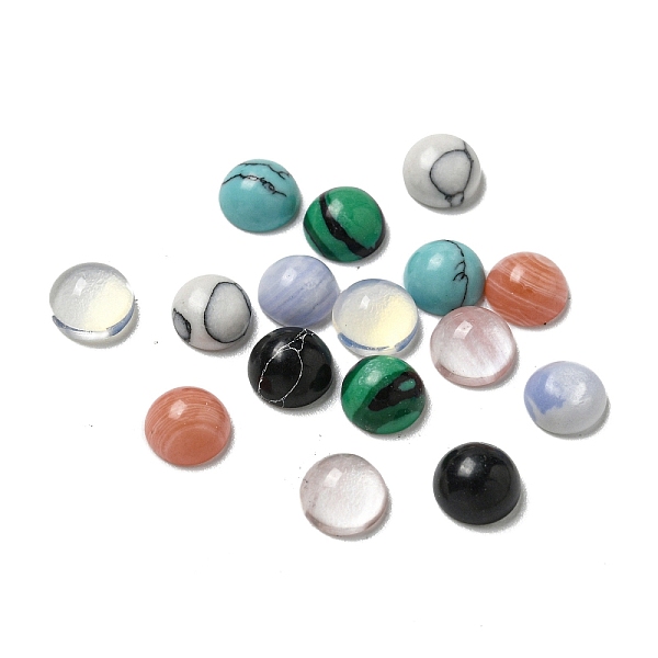 Synthetische Gemischte Edelstein-Cabochons