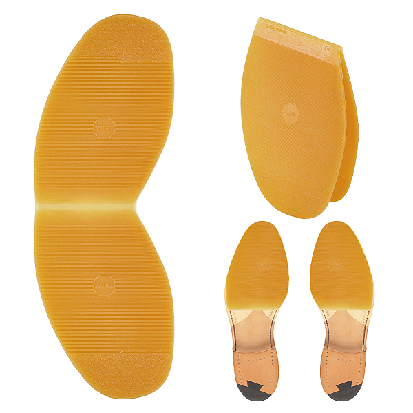 

PandaHall Rubber Shoe Repair Material for Leather Shoes & Boots, Shoe Half Sole Repair Pad, Orange, 350x120x2.5mm Rubber Others Orange