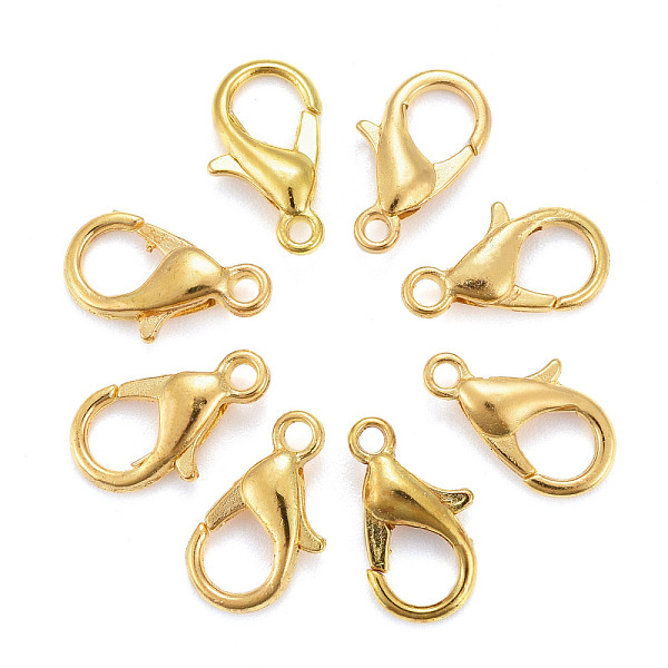 

PandaHall Zinc Alloy Lobster Claw Clasps, Parrot Trigger Clasps, Cadmium Free & Nickel Free & Lead Free, Golden, 12x6mm, Hole: 1.2mm Alloy...