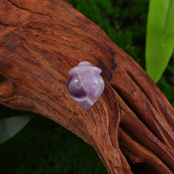 

PandaHall Natural Amethyst Display Decorations, Home Decorations, Strawberry, 26x20mm Amethyst Strawberry