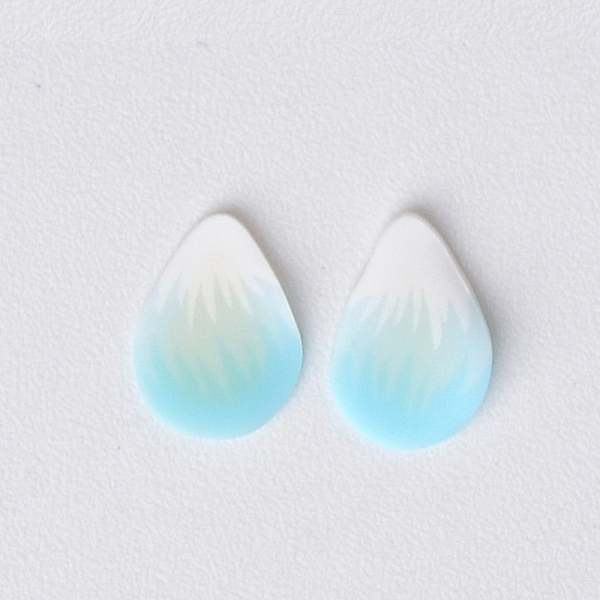 

PandaHall Handmade Polymer Clay Nail Art Decoration Accessories, Petal, Pale Turquoise, 5~7.5x4~6x0.3~1mm, about 5000pcs/50g. Polymer Clay...