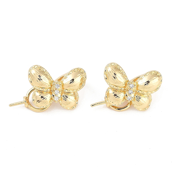 Brass Micro Pave Cl… - image