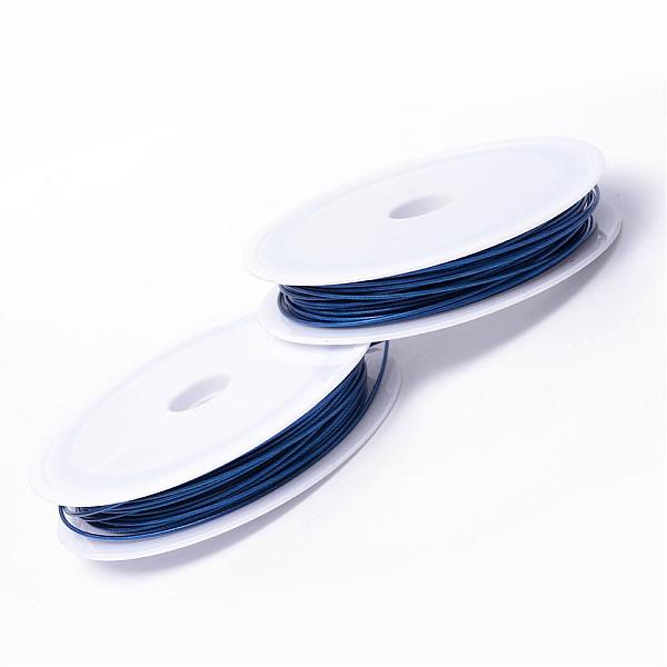 

PandaHall Tiger Tail Wire, Nylon-coated Stainless Steel, Medium Blue, 0.8mm, about 59.05 Feet(18m)/roll, 10 rolls/group Stainless Steel...