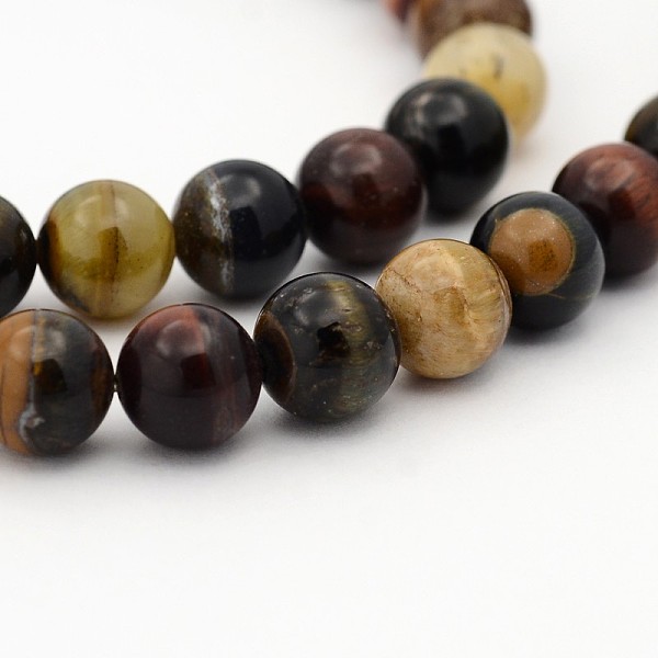 

PandaHall Natural Chinese Writing Stone Round Bead Strands, 12mm, Hole: 1mm, about 34pcs/strand, 15.7 inch Chinese Writing Stone Round