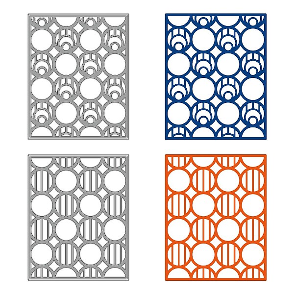 

PandaHall 2Pcs 2 Styles Carbon Steel Cutting Dies Stencils, for DIY Scrapbooking, Photo Album, Decorative Embossing Paper Card, Stainless...