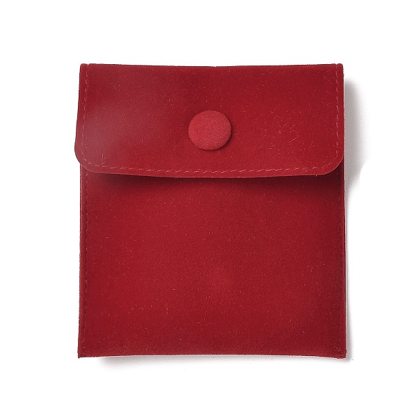 

PandaHall Velvet Jewelry Storage Pouches, Rectangle Jewelry Bags with Snap Fastener, for Earrings, Rings Storage, Red, 9.65x8.9cm Velvet...