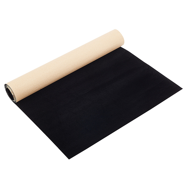 

PandaHall BENECREAT 3Pcs Self Adhesive Velvet Fabric, Soft Velvet Drawer Liner, (37.3x100cm, Black) DIY Velvet Fabric for Jewelry Drawer...