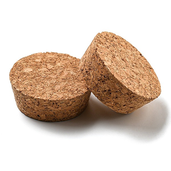 

PandaHall Cork Bottle Stoppers, Bottle Tampions, BurlyWood, 48x19mm Cork Flat Round Orange