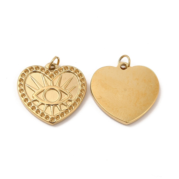 

PandaHall Ion Plating(IP) 304 Stainless Steel Pendant Cabochon Settings, Rhinestone Settings, with Jump Ring, Heart, Real 14K Gold Plated...