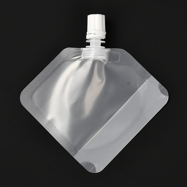 

PandaHall 30ML PET Plastic Travel Bags, Empty Refillable Bags, with Caps, Diamond Shapes with Matte Style, for Cosmetics, Sun Cream, Clear...