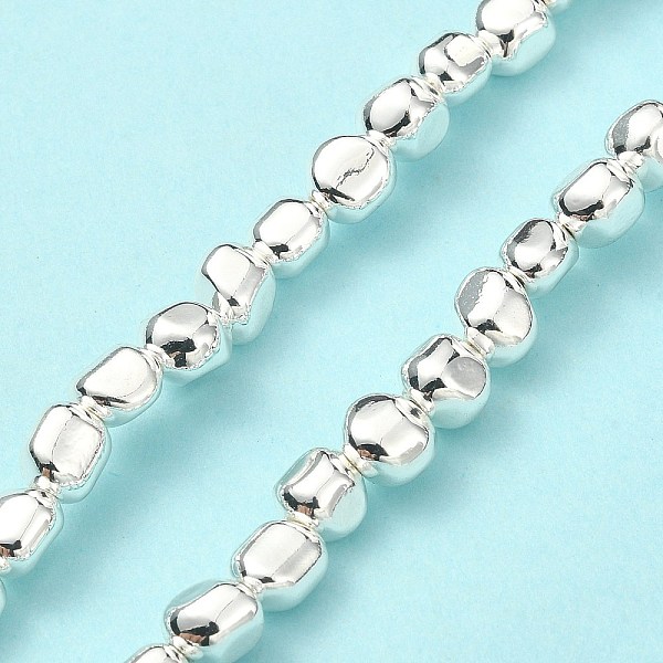 

PandaHall Synthetic Non-magnetic Hematite Beads Strands, Long-Lasting Plated, Oval, Silver Plated, 6~7x6~7x6~7mm, Hole: 0.8~0.9mm, about...
