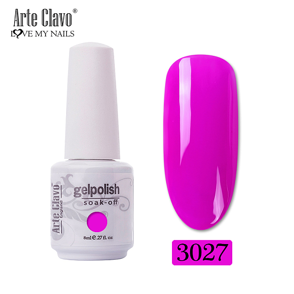

PandaHall 8ml Special Nail Gel, for Nail Art Stamping Print, Varnish Manicure Starter Kit, Magenta, Bottle: 25x66mm Resin Pink