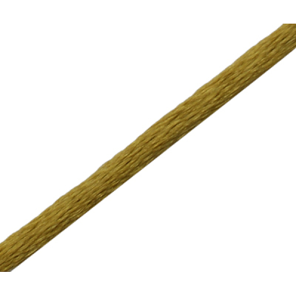 

PandaHall Nylon Thread, Nylon Jewelry Cord for Braided Jewelry Making, Round, Goldenrod, 1mm, about 100yards/roll Nylon Gold