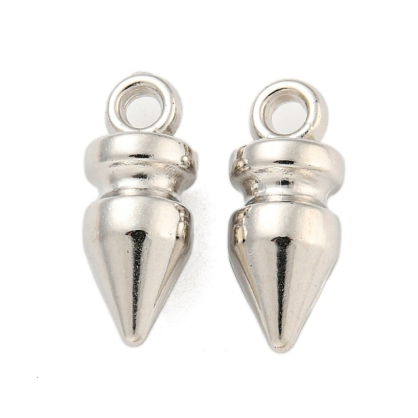

PandaHall CCB Plastic Pendants, Cone Pendants, Platinum, 17.5x7mm, Hole: 2.2mm Plastic Cone