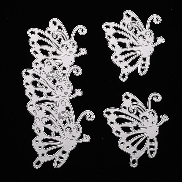

PandaHall Butterfly Carbon Steel Cutting Dies Stencils, for DIY Scrapbooking/Photo Album, Decorative Embossing DIY Paper Card, Matte...
