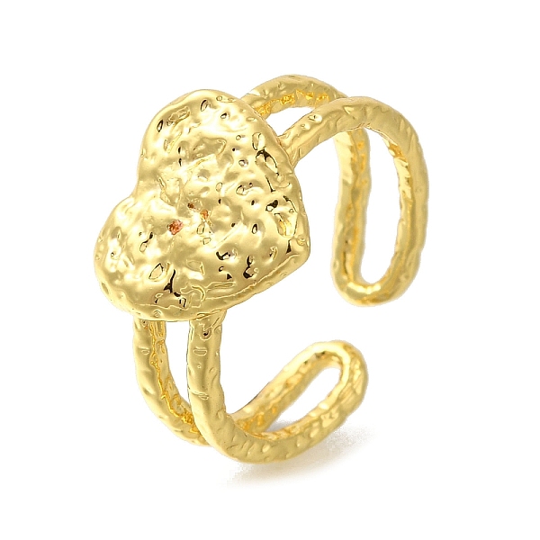 Brass Cuff Rings Fo… - image