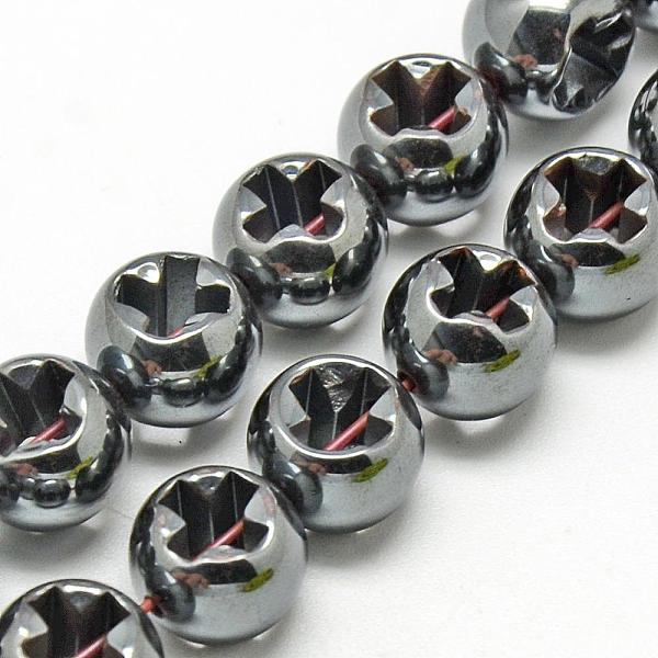 

PandaHall Non-magnetic Synthetic Hematite Beads Strands, Rondelle, 10x8mm, Hole: 1mm, about 41pcs/strand, 15.7 inch Non-magnetic Hematite...