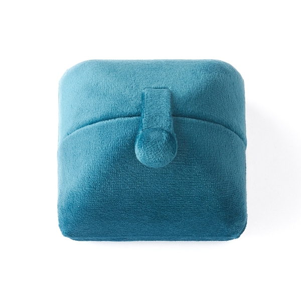 

PandaHall Velvet Pendants Boxes, Square, Storage Display Jewelry, for Wedding Ceremony, Anniversary's Day, Dark Turquoise, 6.35x6.9x6cm..., Cyan