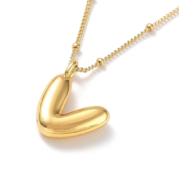 

PandaHall Initial Letter Brass Pendant Necklaces, Real 18K Gold Plated, Letter V, 17.52 inch(445mm), Letter: 19.5x16mm. Brass Letter V