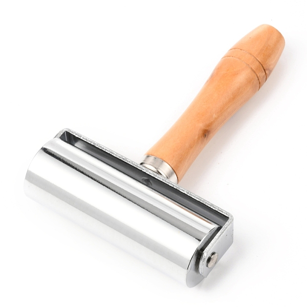 

PandaHall Leather Glue Edges Laminating Roller, Craft DIY Handmade Crease Tool, Leather Craft Roller, BurlyWood, 157x111.5mm Wood Orange