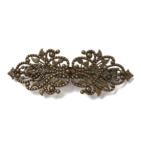 Brass Filigree Hair Barrette