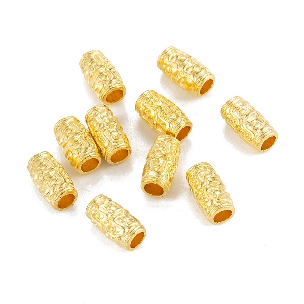 

PandaHall Tibetan Style Alloy Beads, Column, Golden, 12x6.5mm, Hole: 3.5mm Alloy Column