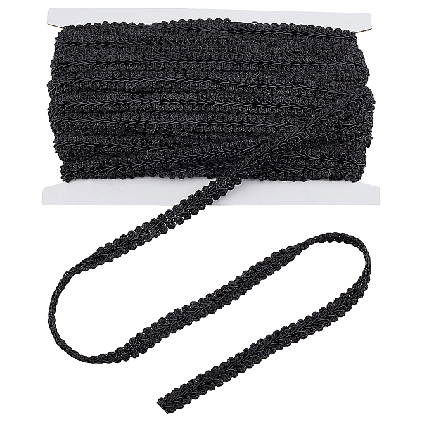 PandaHall 21 Yards Gimp Braid Trim 11mm/0.43" Polyester Woven Braid Trim Fabric Gimp Trim Ribbon for Costume DIY Crafts Sewing Upholstery...