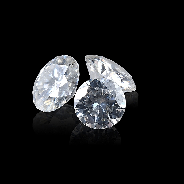 Brilliant Round Cut Moissanite Loose Stones Cabochons