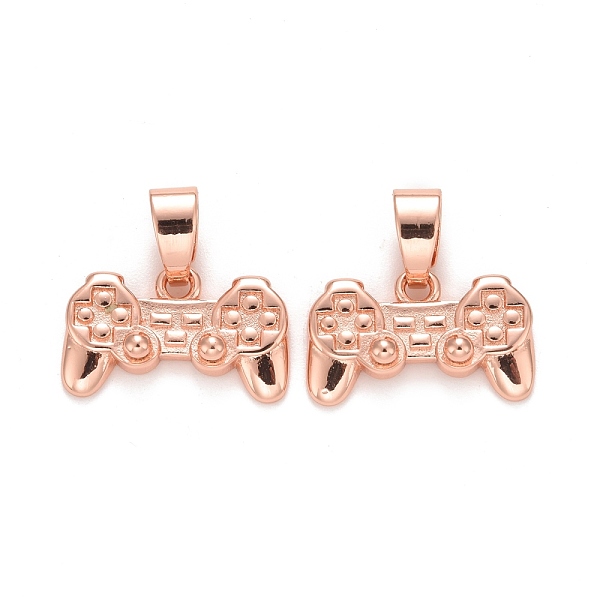

PandaHall Rack Plating Real 18K Gold Plated Brass Pendants, with Jump Rings, Long-Lasting Plated, Lead Free & Cadmium Free, Game...