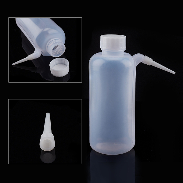 Graduated Plastic Wide Mouth Unitary Wash Bottles