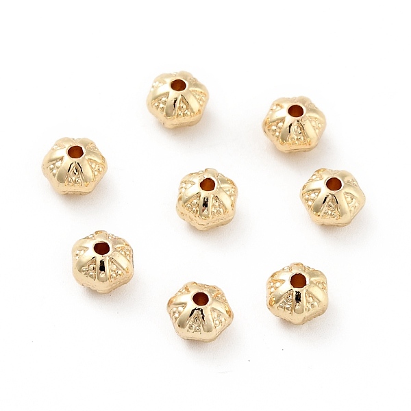 

PandaHall Rack Plating Alloy Beads, Long-Lasting Plated, Cadmium Free & Lead Free, Rondelle, Real 14K Gold Plated, 5.5x6x4.5mm, Hole: 1.2mm...