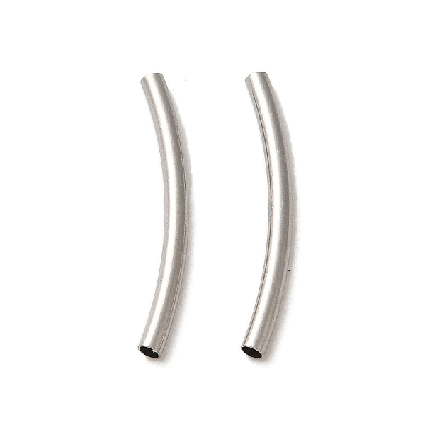 

PandaHall 304 Stainless Steel Tube Beads, Stainless Steel Color, 25x2mm, Hole: 1.5mm 304 Stainless Steel Tube