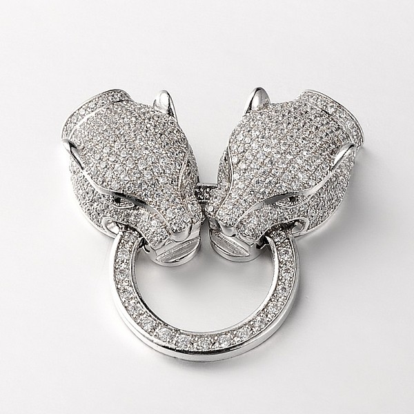 Brass Micro Pave Cu… - image
